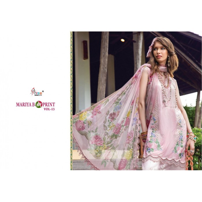 Shree Fabs Mariyab Mprint Vol 13 Pure Cotton Pakistani Salwar Suits